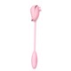 Вакуумный стимулятор клитора с виброяйцом High End Suction Love Egg PINK
