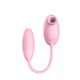 Вакуумный стимулятор клитора с виброяйцом High End Suction Love Egg PINK