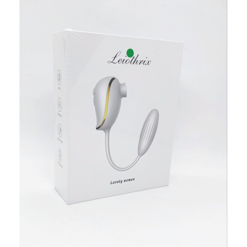 Ваккумный стимулятор с виброяйцом High End Suction Love Egg GREEN