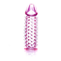 Рельефная насадка Stymulator-Penis Sleeve PINK