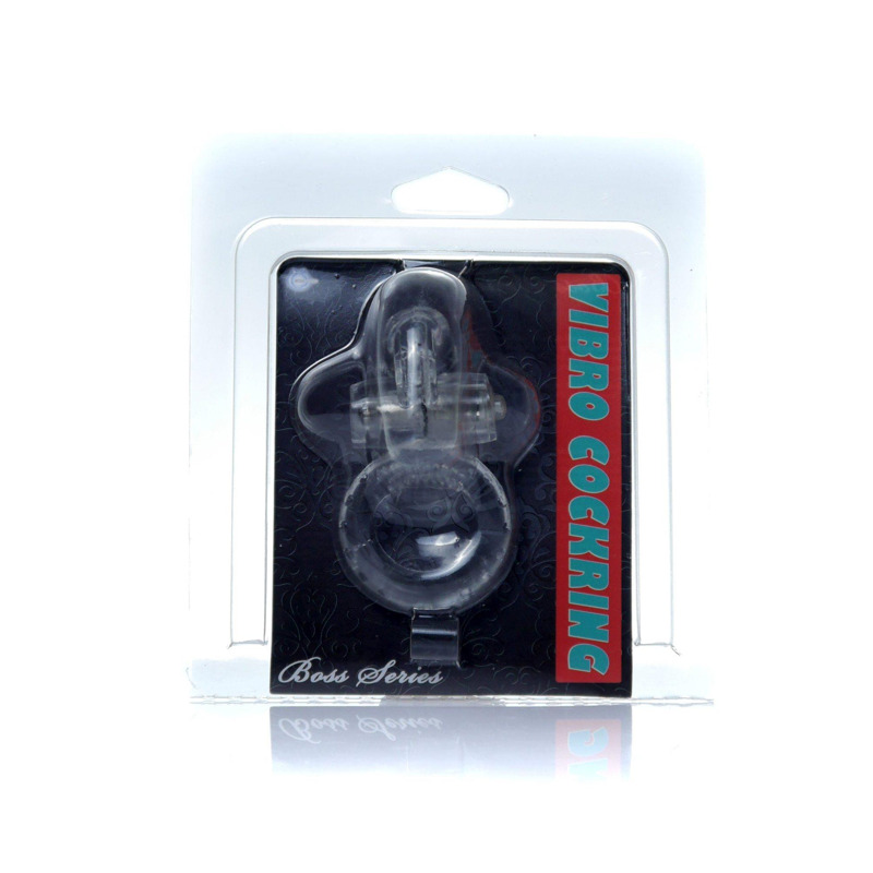 Эрекционное кольцо с вибрацией Rabbit Vibro CockRing Clear