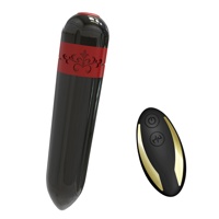 Вибропуля с пультом Rocket black (with remote)