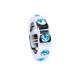 Эрекционное кольцо Boss Series Metal Cock Ring with Light Blue Diamonds Medium