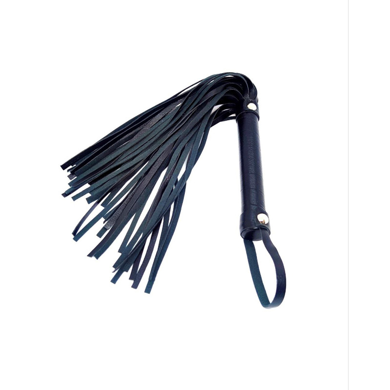 Флоггер екокожа L DS Fetish Flogger чорний 38см