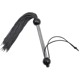Кнут черный, прозрачная ручка FLOGGER, 28 см