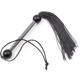 Кнут черный, прозрачная ручка FLOGGER, 28 см