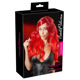 Парик с челкой Cottelli Wig red wavy long, красный