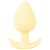 Анальная пробка Cuties Plugs, желтая