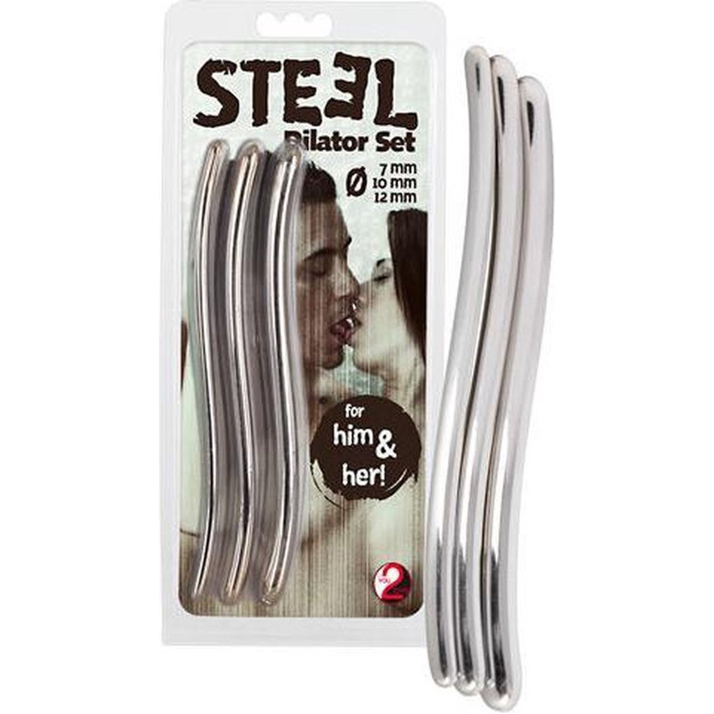Набор стимуляторов уретры You2Toys Steel Dilatoren Set серебристый