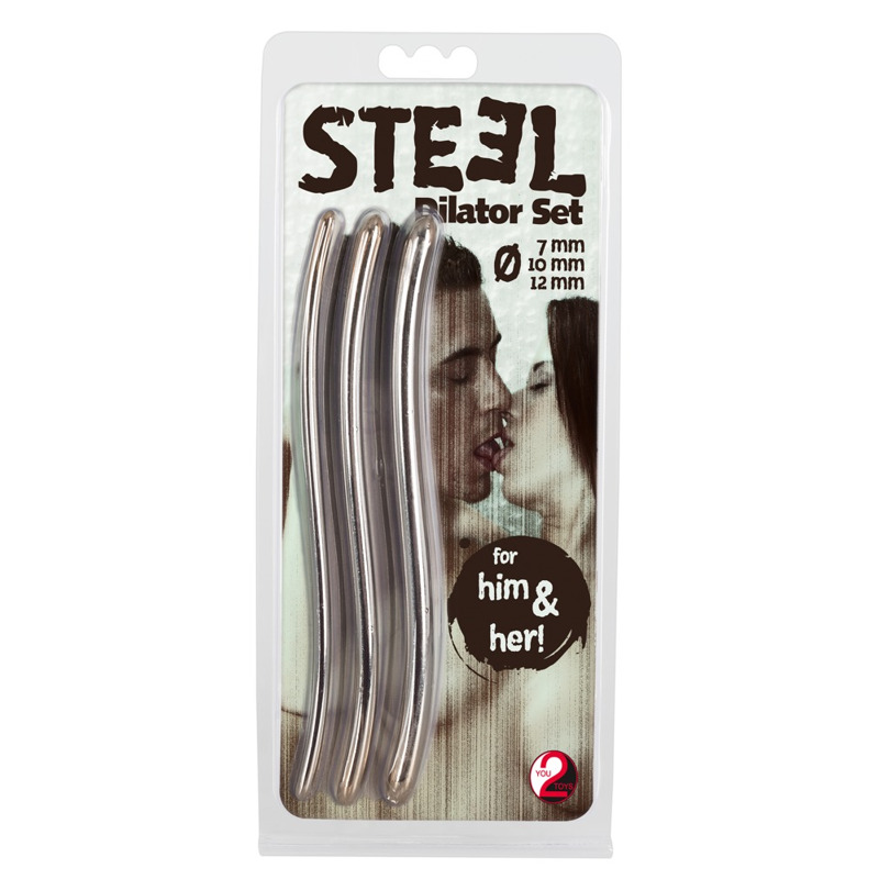 Набор стимуляторов уретры You2Toys Steel Dilatoren Set серебристый