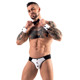 Мужской костюм Sven Joy Ment Men's Jock Briefs из трех предметов, черно-белый, размер M