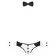 Мужской костюм Sven Joy Ment Men's Jock Briefs из трех предметов, черно-белый, размер M