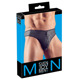 Мужские стринги со стразами по молнии Sven Joy Ment Men's String, черный, M