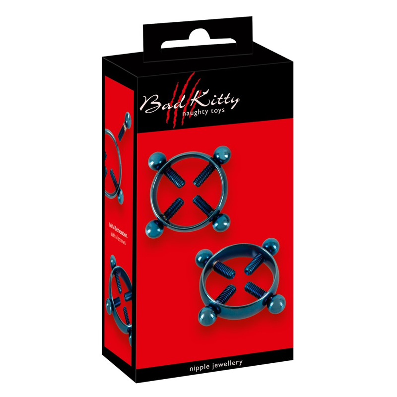 Зажимы на соски Bad Kitty Nipple Jewellery Bl
