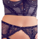 Комплект белья из трех предметов из кружева и бархата Shelf Bra Set 85B/L Shelf Bra Set 85B/L