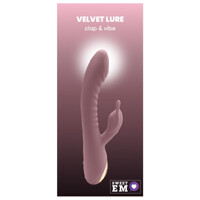 Вібратор-кроль рельєфний Sweet Em Velvet Lure 10 режимів вібрації та 5 режимів коливань, рожевий Вібратор-кроль рельєфний Sweet Em Velvet Lure 10 режимів вібрації та 5 режимів коливань, рожевий