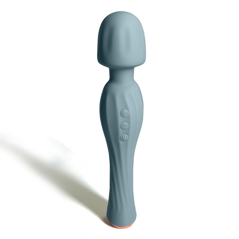 Вибратор микрофон Sweet Em Velvet Lure, 28 режимов вибрации, голубой