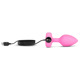 Анальная пробка с вибрацией и пультом управления B-Vibe Vibrating Heart Plug S/M Pink