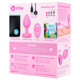 Анальная пробка с вибрацией и пультом управления B-Vibe Vibrating Heart Plug S/M Pink