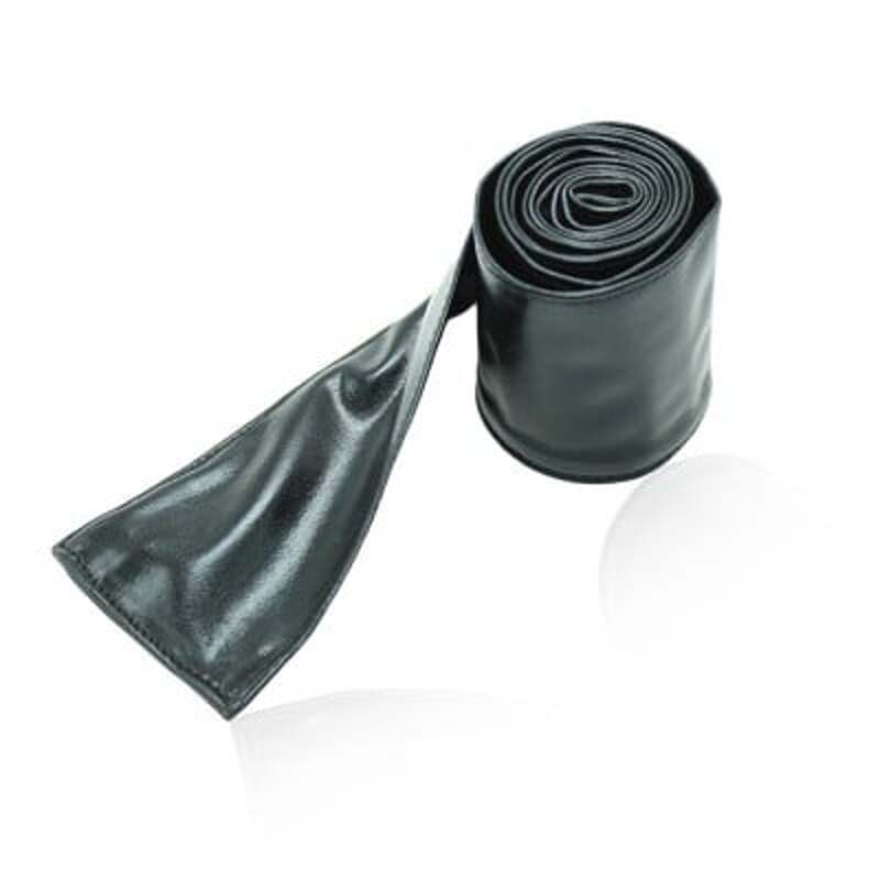 Повязка на глаза глянцевая DS Fetish, 150 см х 7.5 см, черная