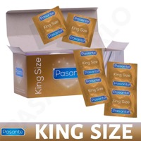 Презервативи великого розміру Pasante King Size латексні (ціна за упаковку, 144 шт.)