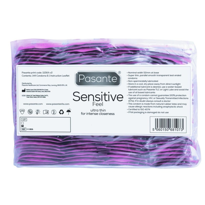 Презервативы Pasante Sensitive condoms, 144 шт