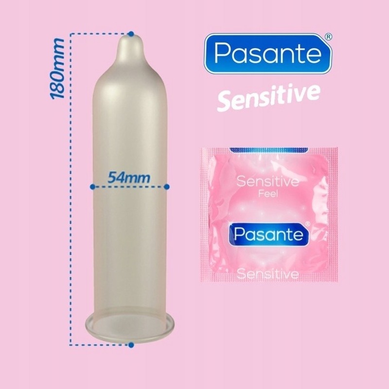 Презервативы Pasante Sensitive condoms, 144 шт