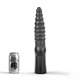 Большой фаллоимитатор с рельефом All Black AB20 черный, 34 см
