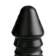 Большой фаллоимитатор с рельефом All BlackAB29 черный, 26 см