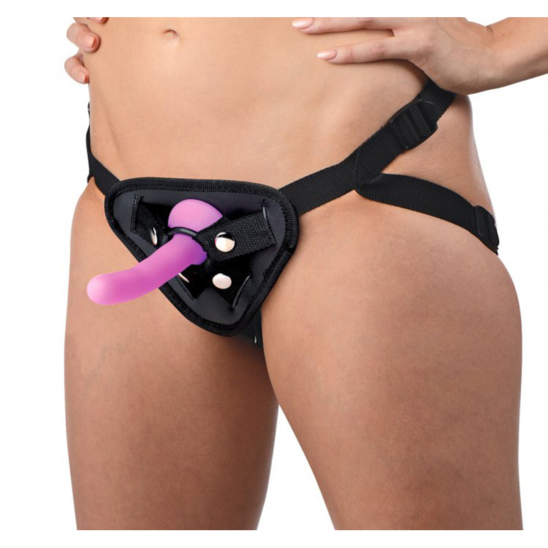 Набор страпонов с вибрацией Double-G Deluxe Vibrating Strap-On Kit