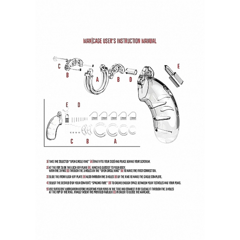 Пояс верности ManCage 03 Chastity Cage