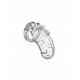 Мужской пояс верности ManCage №1 Transparent 3.5 Inch, прозрачный пластик