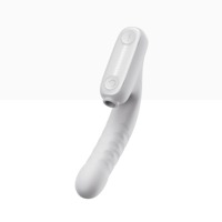 Безконтактний вібратор-стимулятор з фрикціями Qingnan No.7 Thrusting with Suction White Безконтактний вібратор-стимулятор з фрикціями Qingnan No.7 Thrusting with Suction White