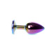 Анальна пробка с камнем Boss Series , Plug-Jewellery Multicolour PLUG- Clear