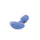 Анальная пробка со смещенным центром тяжести, S, B-vibe Snug Plug 1 фиолетовая, 8.6 х 2.2 см