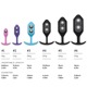Анальная пробка со смещенным центром тяжести, S, B-vibe Snug Plug 1 розовая, 8.6 х 2.2 см