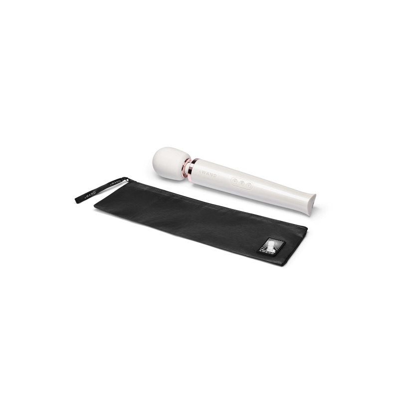 Вибратор микрофон Le Wand RECHARGEABLE MASSAGER, жемчужно-белый