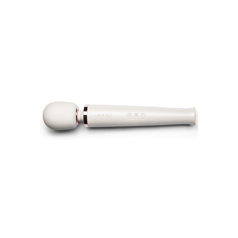 Вибратор микрофон Le Wand RECHARGEABLE MASSAGER, жемчужно-белый