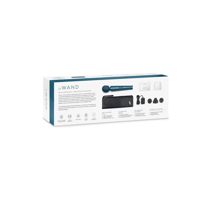 Вибратор микрофон Le Wand RECHARGEABLE MASSAGER, тихоокеанский синий