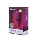 Анальная пробка с вибрацией Snug Plug 2 B-Vibe, силиконовая, розовая