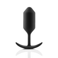 Анальна пробка із зміщеним центром ваги Snug Plug 3 B-Vibe, силіконова, чорна Анальна пробка із зміщеним центром ваги Snug Plug 3 B-Vibe, силіконова, чорна