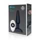 Анальная пробка с 3 моторами B-Vibe - Trio Remote Control Butt, черная
