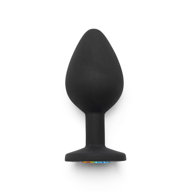Анальная пробка средняя Rainbow Booty Jewel M Toy Joy