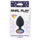 Анальная пробка средняя Rainbow Booty Jewel M Toy Joy