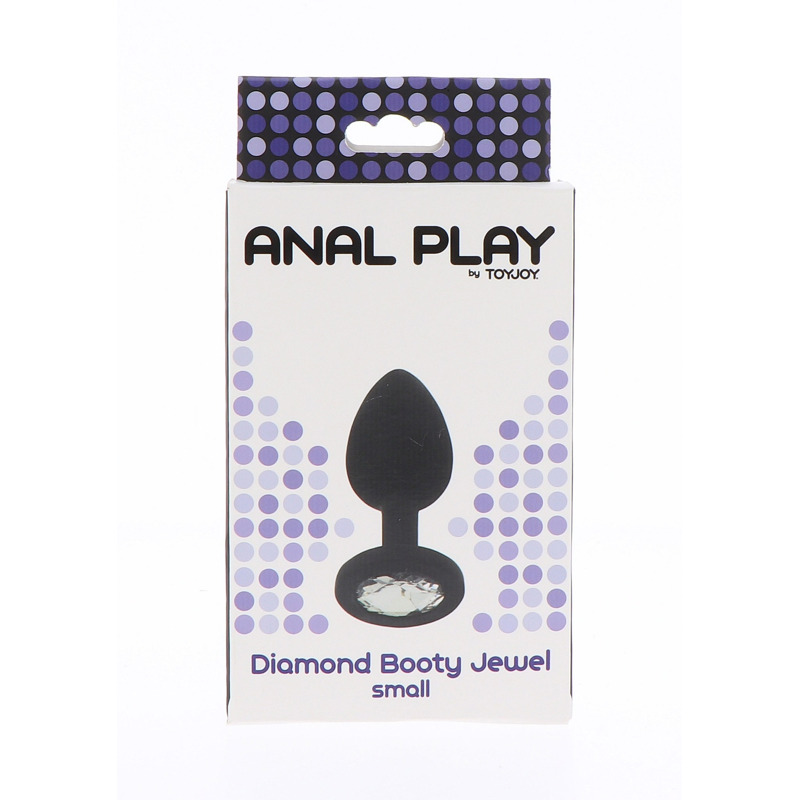 Анальная пробка силикон маленькая Diamond Booty Jewel S Toy Joy