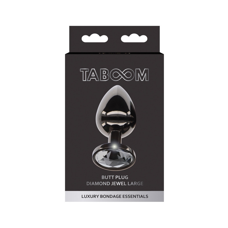 Анальная пробка с камнем L Butt Plug With Diamond Jewel Taboom