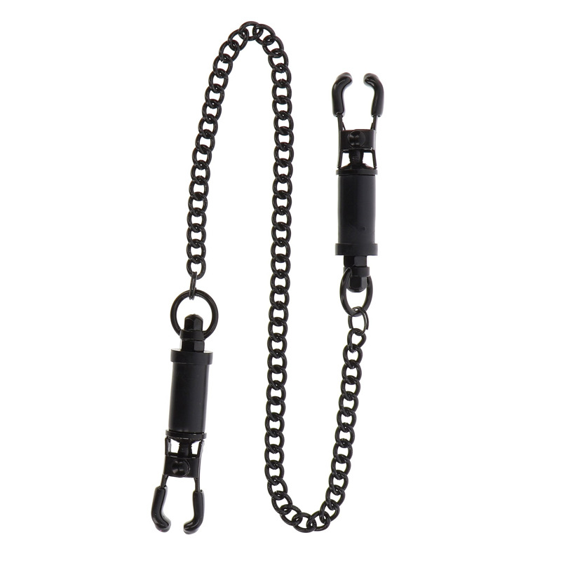 Зажимы на соски Heavy Duty Adjustable Clamps чёрные 52 см TABOOM