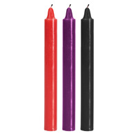Свічки для БДСМ низькотемпературні TOYJOY Japanese Drip Candles, 3 шт.