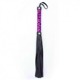 Флоггер DS Fetish леопард фиолетовый flogger M