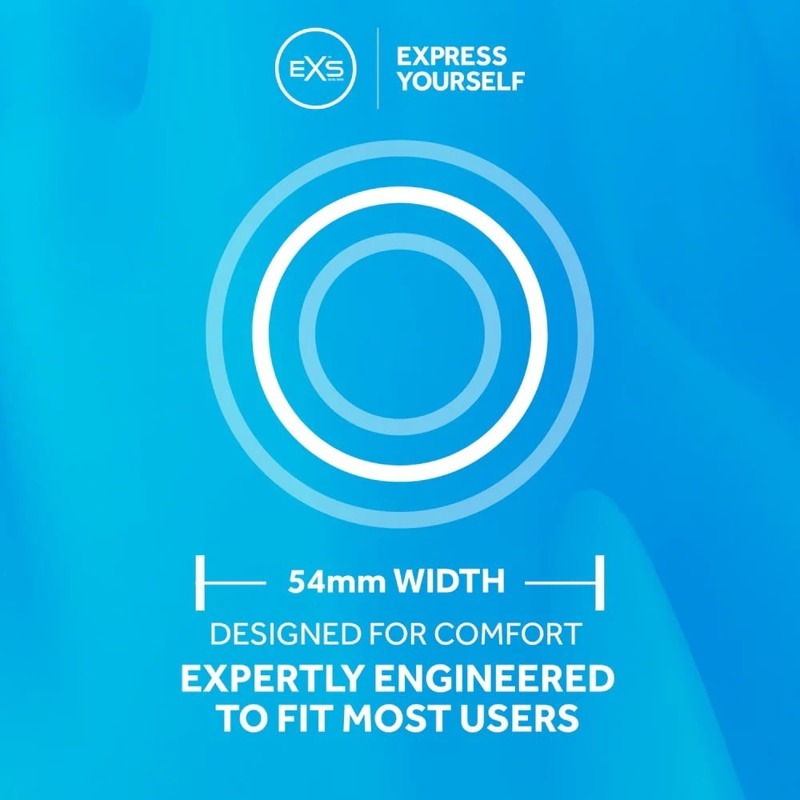 Презервативы охлаждающие Exs Cooling Comfy Fit анатомические (цена за упаковку, 12 шт.)